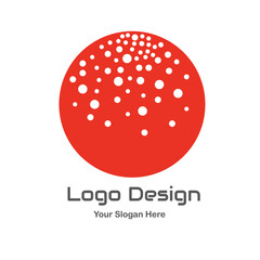 Vector logo circle design in eps 10. Simple template and ready to use.