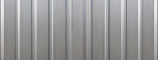 Panoramic background texture of galvanized steel plate wall for modern graphic design usage purpose 
