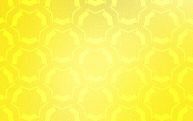 Fototapeta premium Light Yellow vector pattern with lines. A completely new colorful illustration in simple style. Template for cell phone screens.