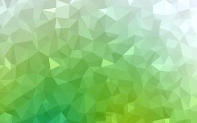 Dark BLUE vector abstract polygonal background. Geometric illustration in Origami style with gradient.  New template for your brand book.