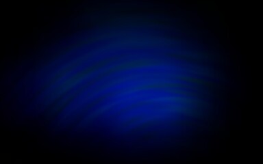 Dark BLUE vector backdrop with wry lines. Creative illustration in halftone style with gradient. A new texture for your  ad, booklets, leaflets.