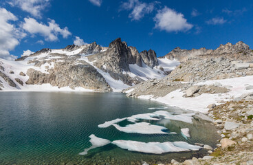 Mountains lake