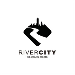 Obraz premium River City Logo Template