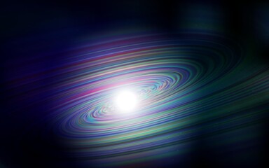 Dark Blue, Green vector template with space stars. Modern abstract illustration with Big Dipper stars. Smart design for your business advert.