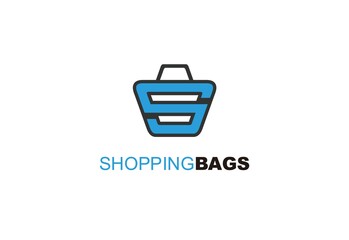 shopping bag logo with letter s