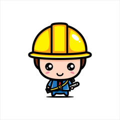 design vector mascot cute architect