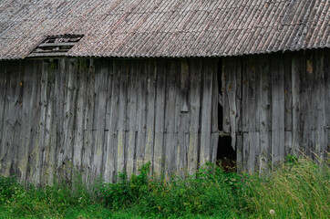 Old decaying shed from the boards of yesteryear.