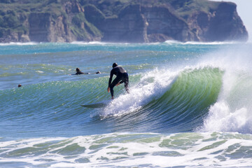 Japan surfing , sometimes during a typhoon, there are many waves in Japan especially in Hebara,...