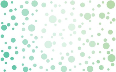 Light BLUE vector  pattern with spheres. Illustration with set of shining colorful abstract circles. Pattern for ads, leaflets.