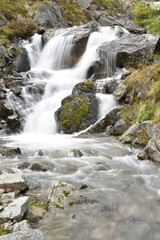 Fototapeta premium Alaska mountain waterfall
