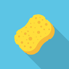 Sponge icon isolated on white background. Vector illustration.