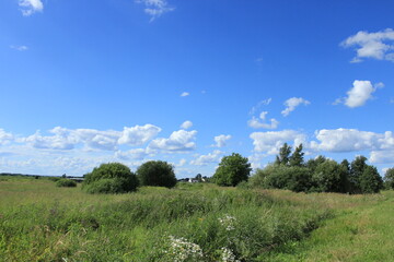View of the country house. Russia.