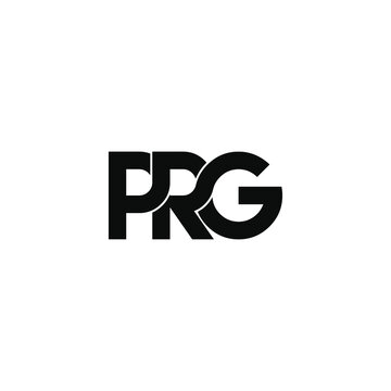 prg letter original monogram logo design