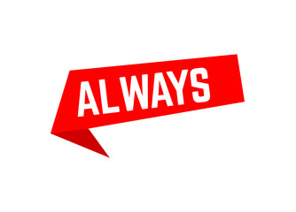 Always with bubble sign,welcome tag sign