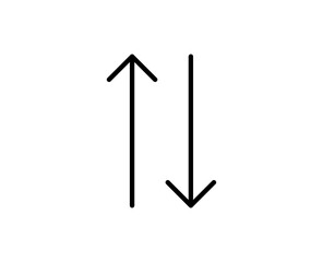 Arrow line icon