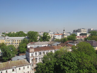 Fototapeta na wymiar Russia, Moscow City, Center, View from the Roof (7)