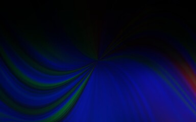 Dark BLUE vector colorful blur backdrop. Glitter abstract illustration with gradient design. Completely new design for your business.