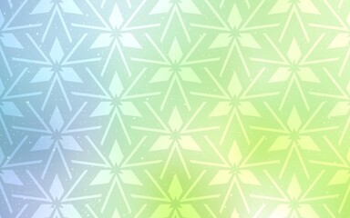 Light Blue, Green vector pattern with polygonal style. Modern abstract illustration with colorful triangles. Pattern for websites.