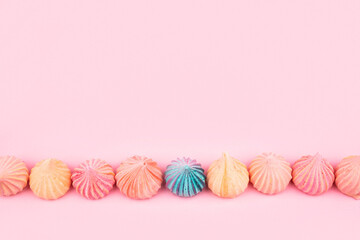 Colorful desserts pattern.