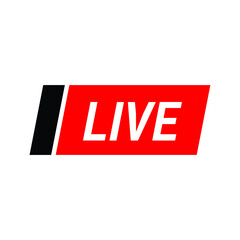 Live streaming button, Live streaming icon web button