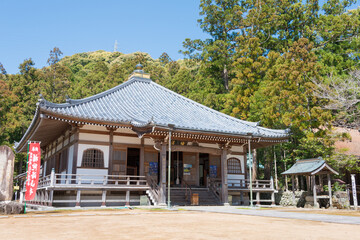 Fudarakusanji Temple in Nachikatsuura, Wakayama, Japan. It is part of the "Sacred Sites and Pilgrimage Routes in the Kii Mountain Range" UNESCO World Heritage Site.