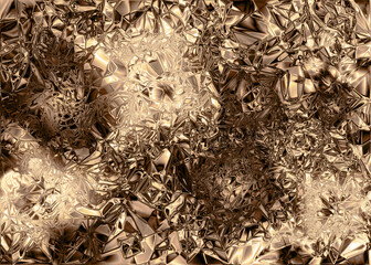 Gold foil paper decorative texture background for artwork - Illustration 