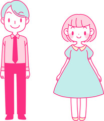 かわいいカップル