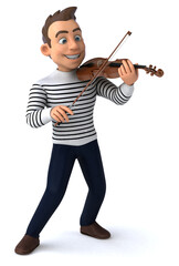 3D Illustration of a volonist