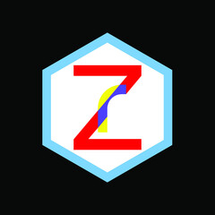 z and r for logo