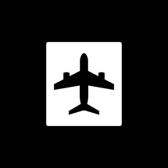 Airport icon design, vector illustration eps graphic