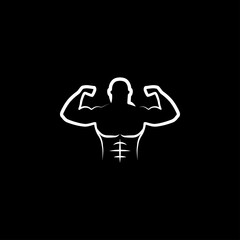 Body icon. Man Body Figure Size Icon Symbol Sign Pictogram