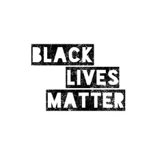 A black lives matter typography image