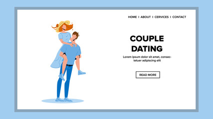 Couple Dating Relationship Boy And Girl Vector