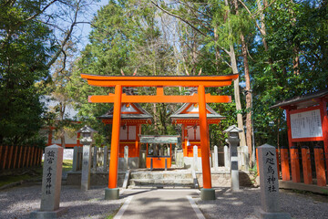 Kumano Hayatama Taisha Shrine in Shingu, Wakayama, Japan. It is part of the "Sacred Sites and Pilgrimage Routes in the Kii Mountain Range" UNESCO World Heritage Site.