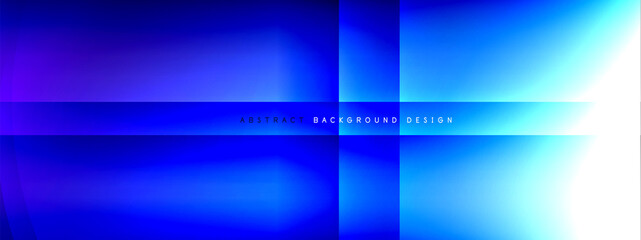 Vector abstract background - circle and cross on fluid gradient with shadows and light effects. Techno or business shiny design templates for text
