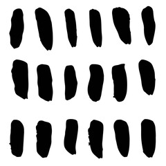 Animation of isolated brush strokes