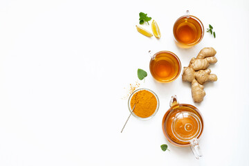 Turmeric and ginger tea