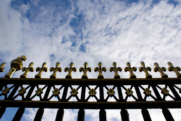 Royal fence with a nice sky