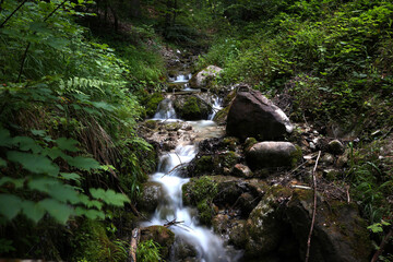 Wasserfall in der Almbachklamm