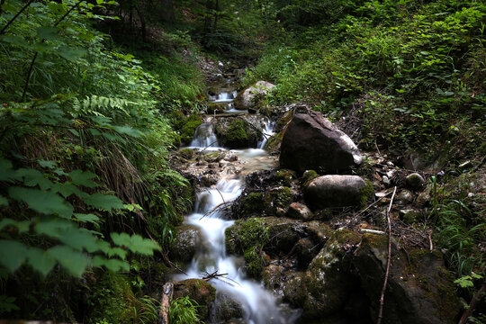 Wasserfall in der Almbachklamm