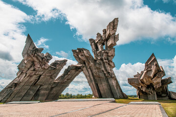 Memorial of the Victims of Nazism at the Ninth Fort, Kaunas, Lithuania. is a stronghold in the northern part of Šilainiai elderate, Kaunas, Lithuania. It is a part of the Kaunas Fortress