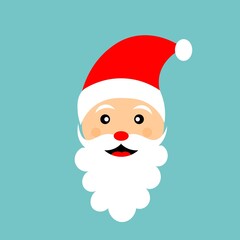 christmas santa claus vector illustration