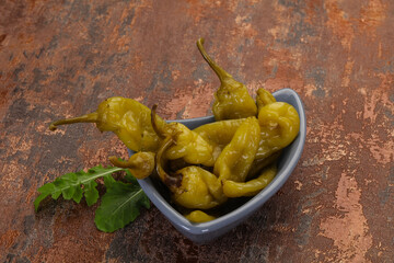 Pickled green pepper