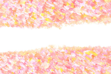 オレンジ アブストラクト 秋 水彩 背景