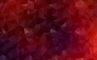 Light Orange vector gradient triangles pattern. Creative geometric illustration in Origami style with gradient. Brand new style for your business design.