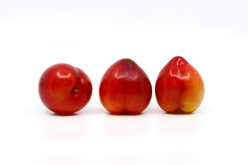 Fototapeta na wymiar fresh and delicious plums