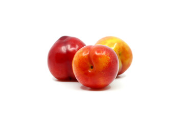 fresh and delicious plums