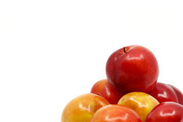 fresh and delicious plums