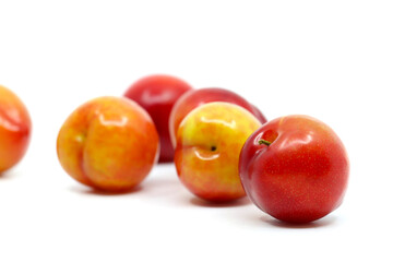 fresh and delicious plums