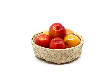 fresh and delicious plums